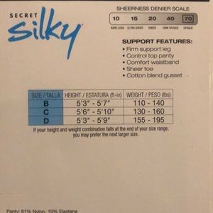 Secret Silky Accessories - Secret Silky Hosiery Secret Silky Accessories - Secret Silky Hosiery